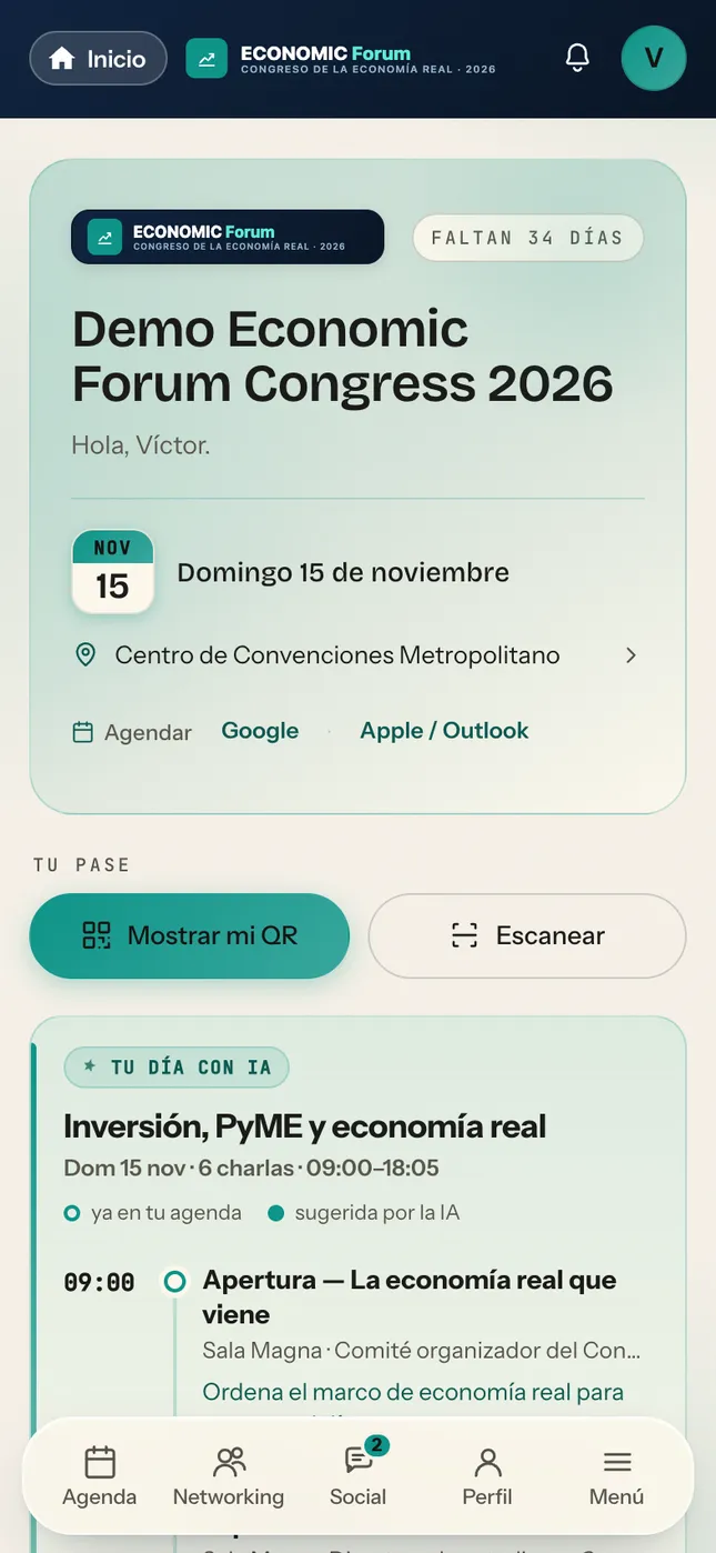 Portal del asistente: Inicio